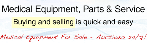New, refurbished and used medical equipment equipment marketplace.